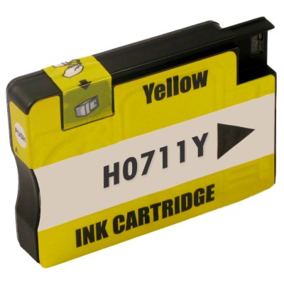 Tusz Zamiennik 711 do HP (CZ132A) (Żółty)