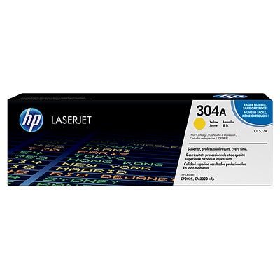 Toner Oryginalny HP 304A (CC532A) (Żółty)