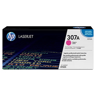 Toner Oryginalny HP 307A (CE743A) (Purpurowy)