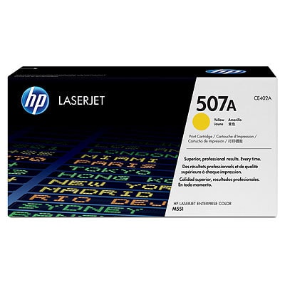 Toner Oryginalny HP 507A (CE402A) (Żółty)