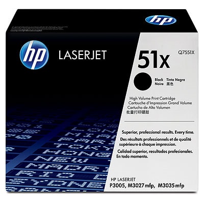 Toner Oryginalny HP 51X (Q7551X) (Czarny)