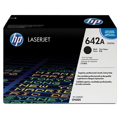 Toner Oryginalny HP 642A (CB400A) (Czarny)