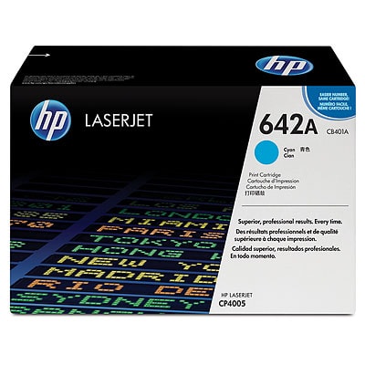 Toner Oryginalny HP 642A (CB401A) (Błękitny)