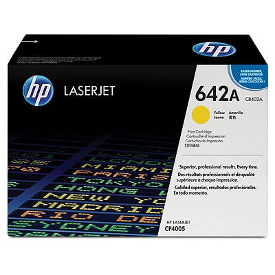 Toner Oryginalny HP 642A (CB402A) (Żółty)