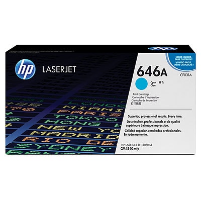 Toner Oryginalny HP 646A (CF031A) (Błękitny)