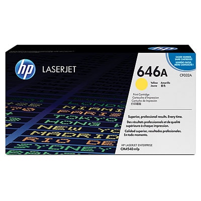 Toner Oryginalny HP 646A (CF032A) (Żółty)