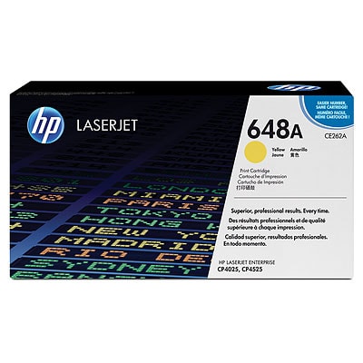 Toner Oryginalny HP 648A (CE262A) (Żółty)