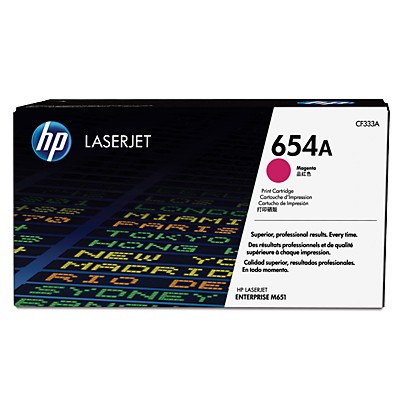 Toner Oryginalny HP 654A (CF333A) (Purpurowy)