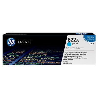 Toner Oryginalny HP 822A (C8551A) (Błękitny)