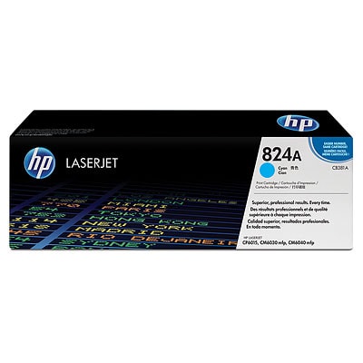 Toner Oryginalny HP 824A (CB381A) (Błękitny)